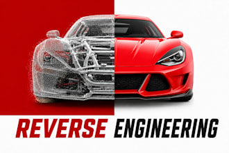 reverse engineer 3d scan stl and obj to step cad model