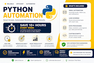 create a custom python automation script for your business