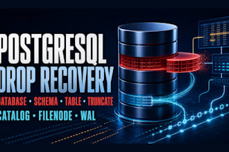 recover postgresql data after drop or truncate