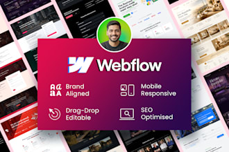 design or develop a responsive webflow website