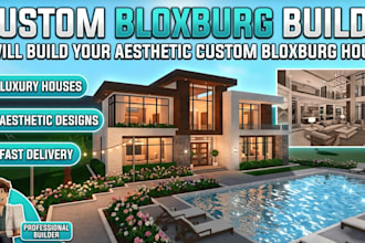 build your aesthetic custom bloxburg house