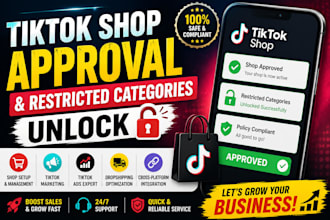 approve tiktok shop category and unlock restricted categories on tik tok shop