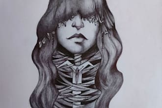 create custom dark art tattoo designs