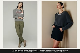 create bulk on model product photos for your apparel catalog with ai