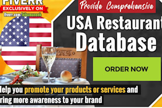 provide usa restaurant database