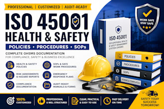 write iso 45001 health and safety policies procedures compliance documentation