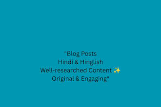 write CEO friendly hindi blog posts for your website