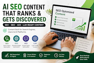 write ai SEO and llm optimized articles for your website
