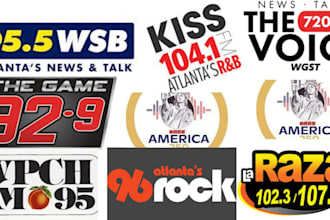 add your song to popular radio station in atlanta ga