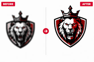 professionally vector trace logo or image to ai svg and PDF