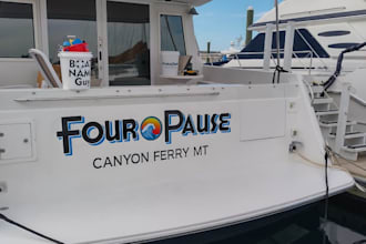 design custom boat name logo, yacht lettering, and marine vinyl graphics