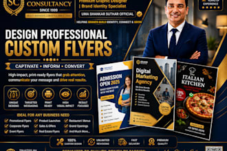 design professional custom flyers