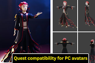 optimise vrchat avatar to quest compatibility
