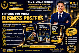 design premium business posters