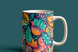 design a unique coffee mug and custom mug design