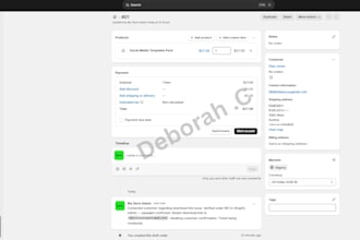 provide ecommerce customer support, order management, CRM setup