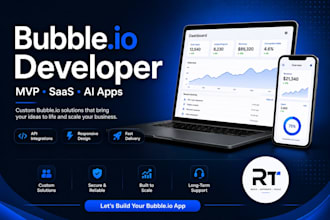 build your bubble io mvp, saas, or custom web application