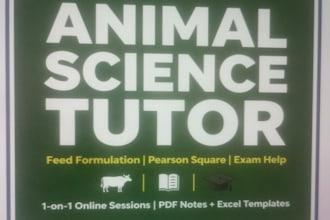 teach you feedformulation and animal nutrition for exams
