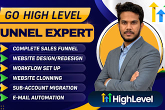 build gohighlevel funnels and websites