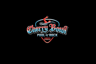 design cherry bowl swim championship logo
