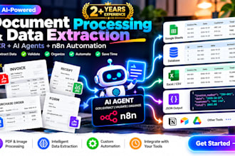 automate document processing and data extraction using ai and ocr