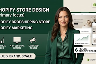 deliver fast shopify store design shopify dropshipping store website development