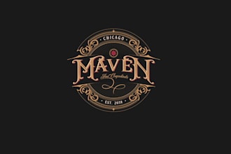 create steam punk spices food ingredients company logo