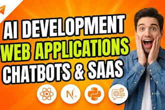 ai website, ai web application, saas app, and ai chatbot
