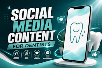 create instagram social media content for dental clinics
