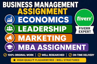 do business management assigned, economics,leadership, marketing, MBA assignment