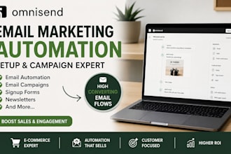 setup omnisend email marketing automation flows for shopify ecommerce