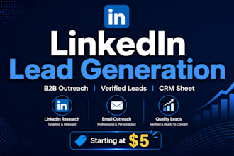 do lead generation and b2b outreach
