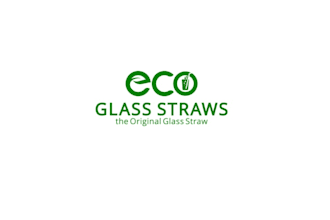 design unique eco glass straws logo