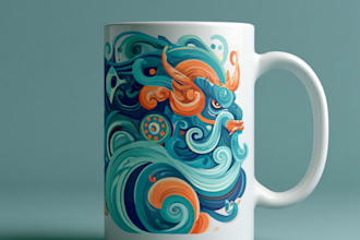 awesome custom coffee mug design