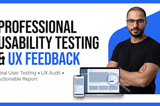 do expert UX review and usability testing for your site