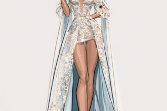 draw a fashion illustration or sketch