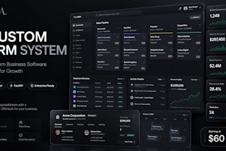 build a custom CRM system for your business
