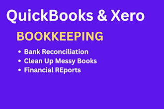 do xero bookkeeping clean up and up to 50 transaction reconciliation