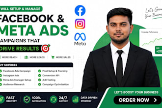 run facebook ads and meta ads campaign for your business
