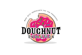 design modern evolve doughnut st century logo