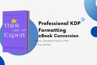do multi format ebook conversion KDP formatting