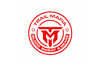 design powerful yet simple mountain bike apparel logo