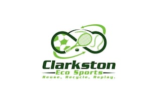 design green concepts reuse youth sports equipment logo