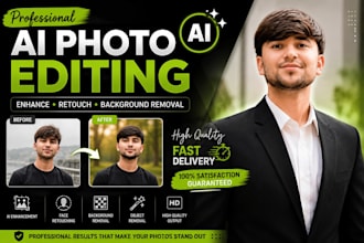 do ai portrait photo editing and cinematic retouch