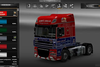 design custom ets 2 ats truck skins and professional liveries, ets2 ats