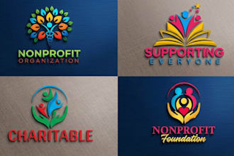 do professional nonprofit, community, charity and foundation logo design