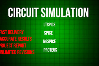 solve problems in ltspice, spice, ngspice, proteus