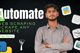 do expert web scraping, data extraction in python