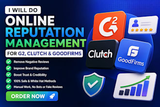 online reputation management clutch g2 SEO and gmb optimization