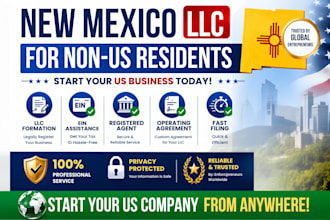 do USA llc formation in new mexico for USA, non USA resident, fix llc